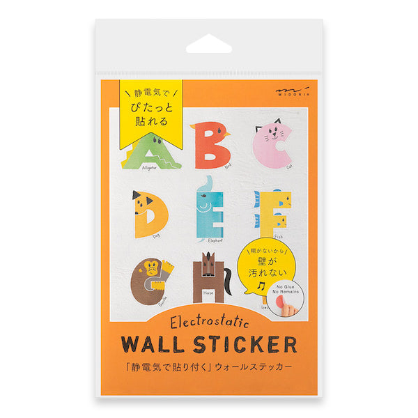 Wall Sticker / ABC / Midori / Electrostatic
