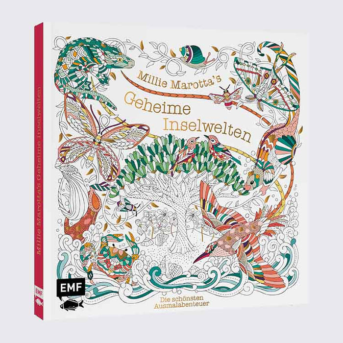 EMF / Millie Marotta’s / Geheime Inselwelten / Ausmalbuch / 25 x 25 cm / Softcover