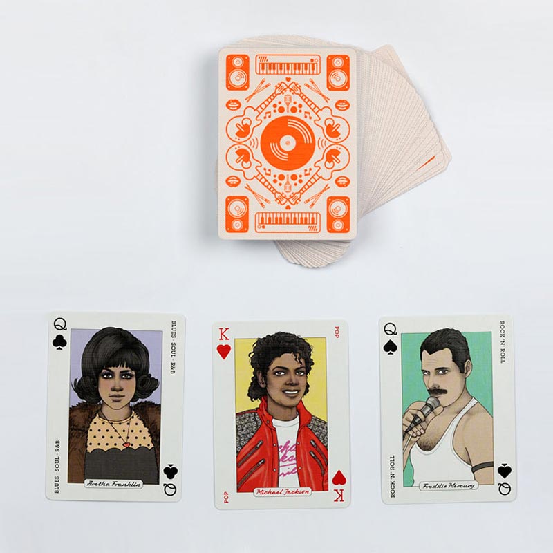 Laurence King Verlag / Musik-Genies / Spielkarten