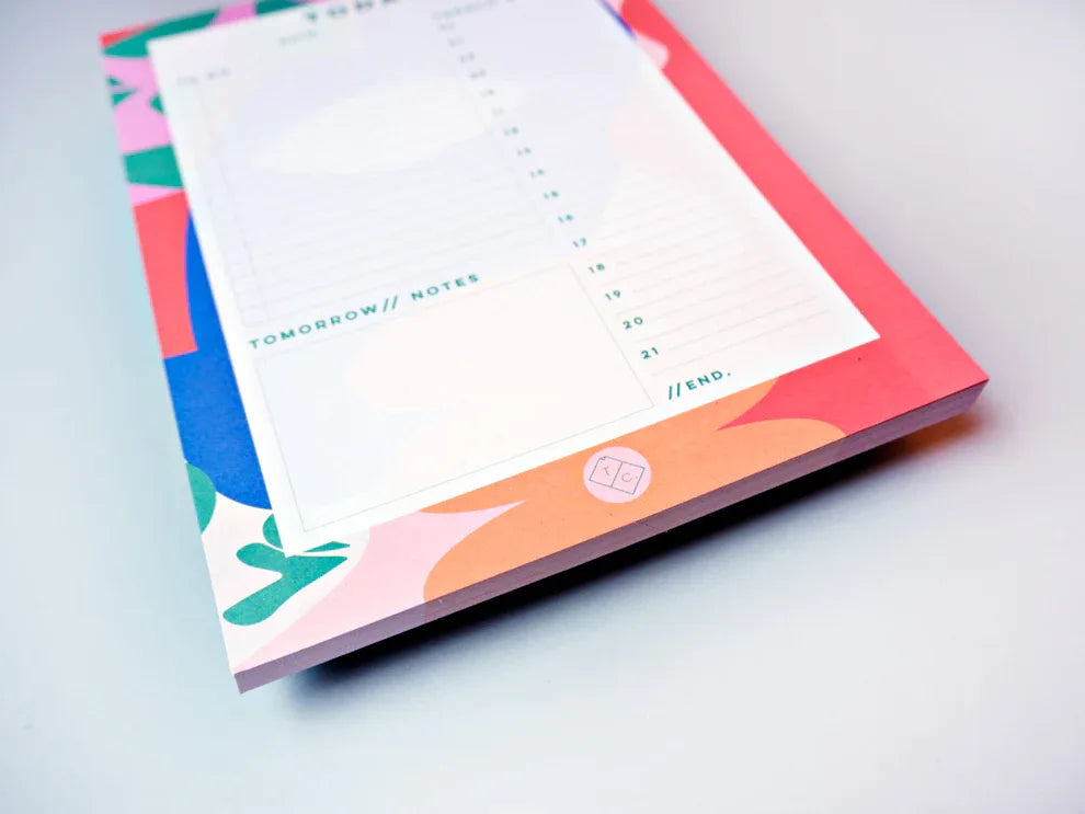 Tagesplaner / Notizblock / Palm Spring / A5