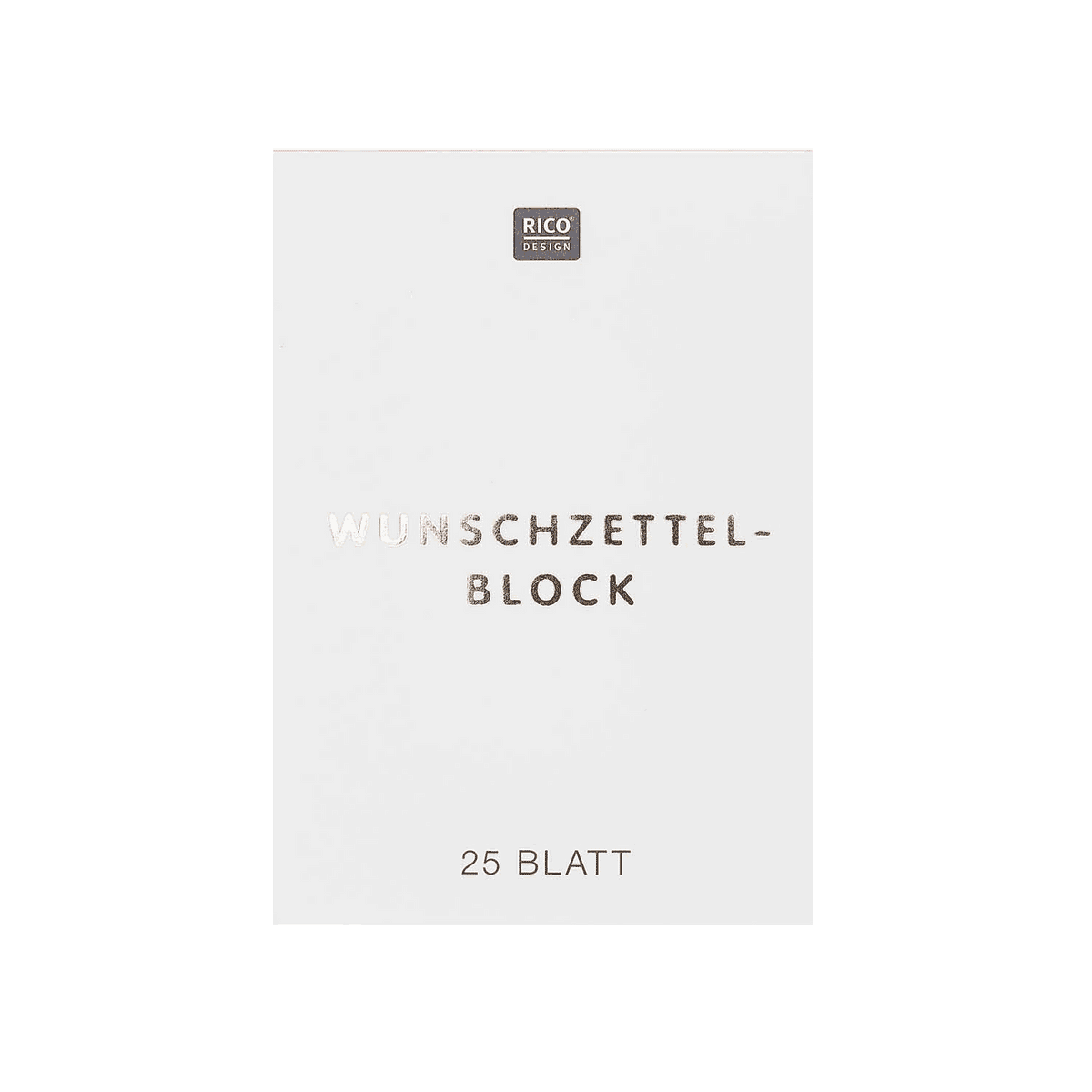 Paper Poetry / Wunschzettelblock / A8 / 25 Blatt / 100g/m²