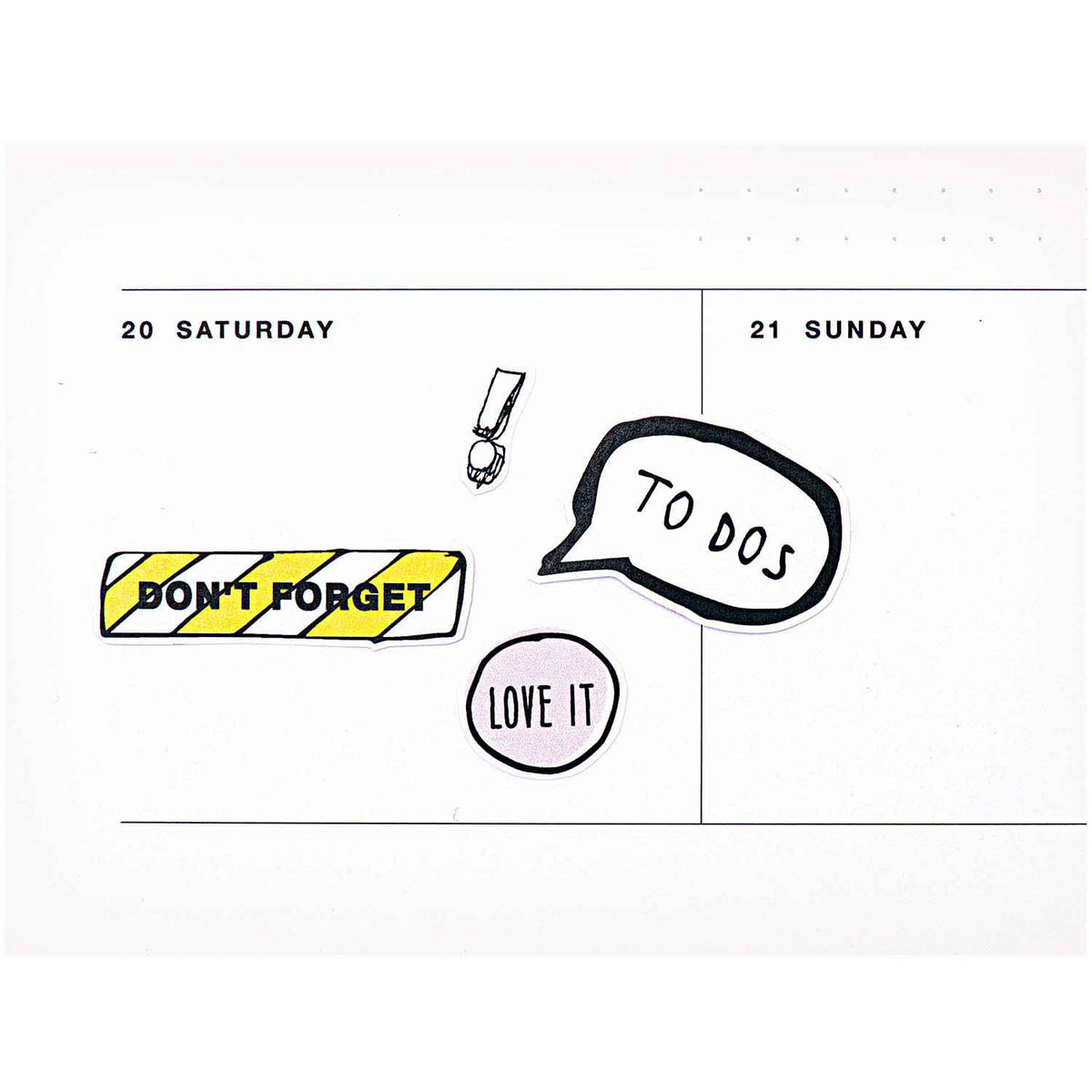 Paper Poetry / Sticker / Sticker Notes 6 Blatt