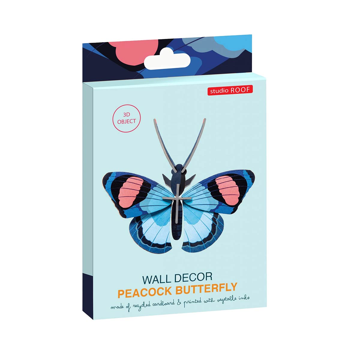 Peacock Butterfly / 3D Objekt / Wanddekoration / zum Basteln und Dekorieren