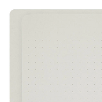 Md Notebook / Ring Notebook / Color Dot Grid / Grey