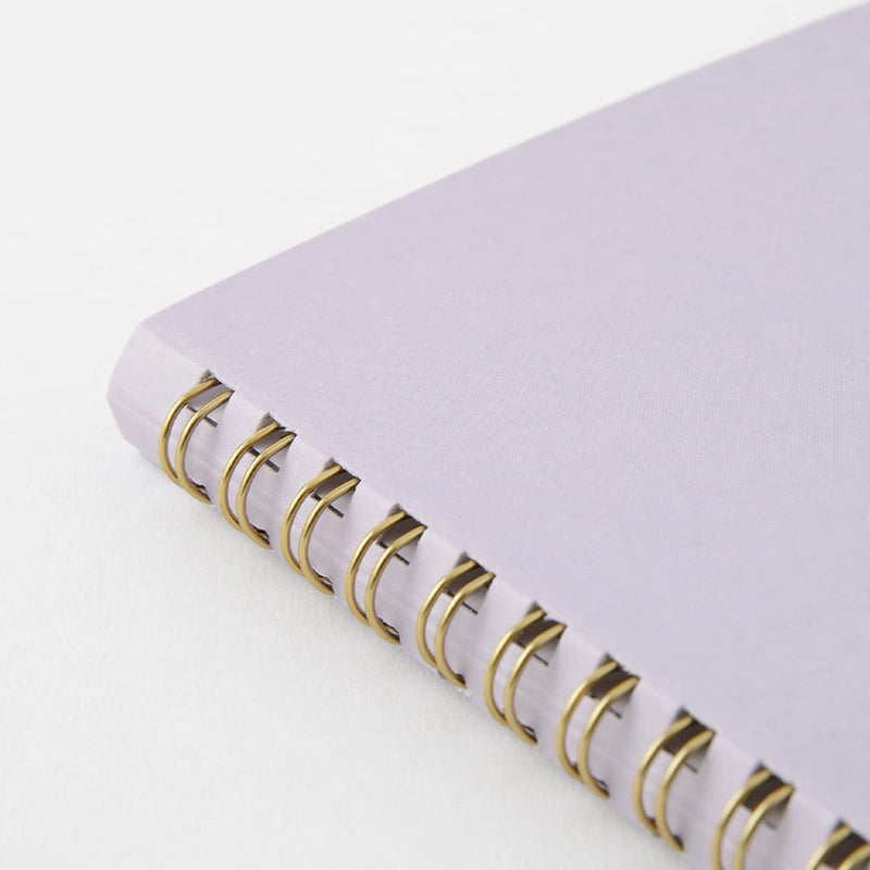 Md Notebook / Ring Notebook / Color Dot Grid / Purple
