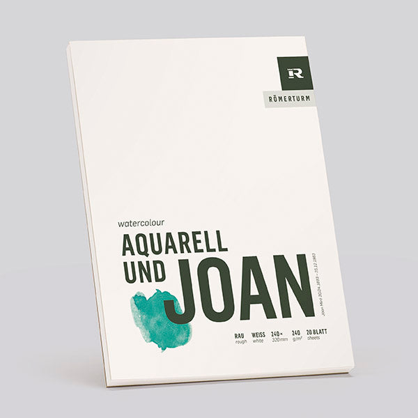 Römerturm / Aquarell und Joan / 240grm² / Aquarellblock / vierfach umleimt