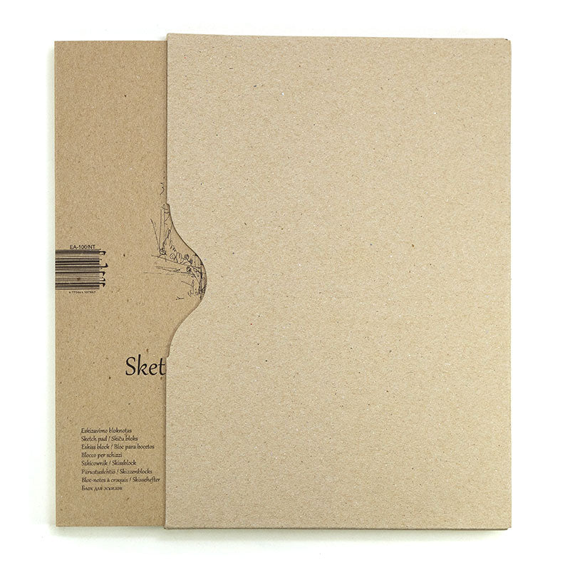 SMLT ART / Sketch # authenticpad / A4 / 100 gsm/ 100 Blatt / leicht grauweiß