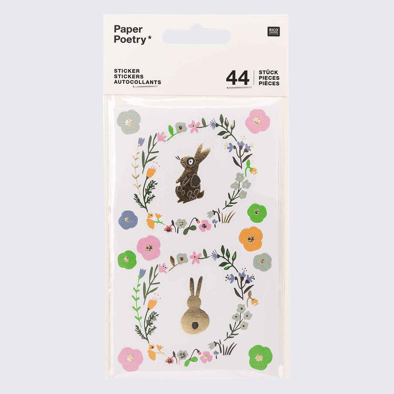 Paper Poetry / Sticker Bunny Hop / Ostereier / 44 Stueck