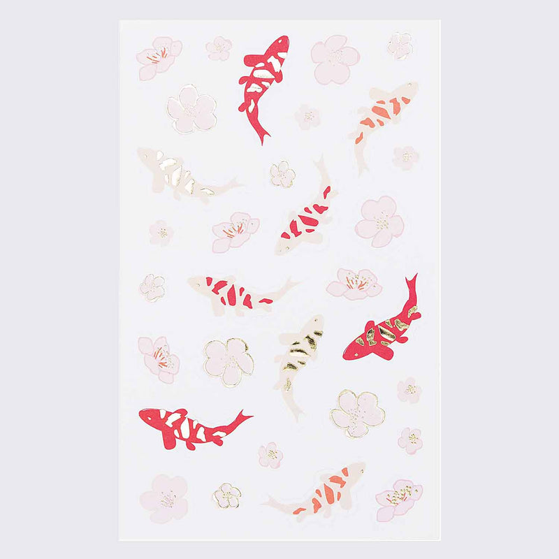 Paper Poetry / Sticker Jardin Japonais Kois / 75 Stück