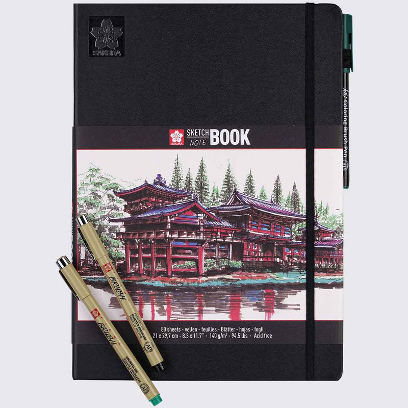 Sakura Sketch / Note book Cr.White Paper / A4 / 140g / 80Blatt