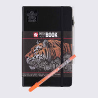 Sakura Sketch / Note book / Black Paper / H21xB13cm / 140g / 80Blatt