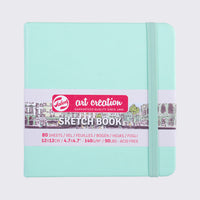 Talens Art Creation / Sketch book Mint / Blanko H12xB12cm / 140g / 80Blatt
