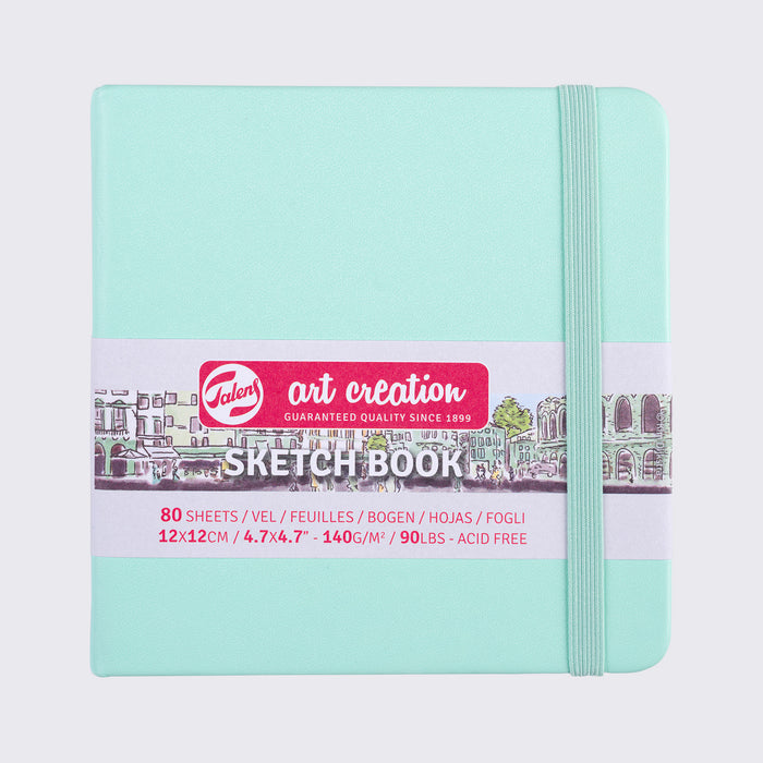 Talens Art Creation / Sketch book Mint / Blanko H12xB12cm / 140g / 80Blatt