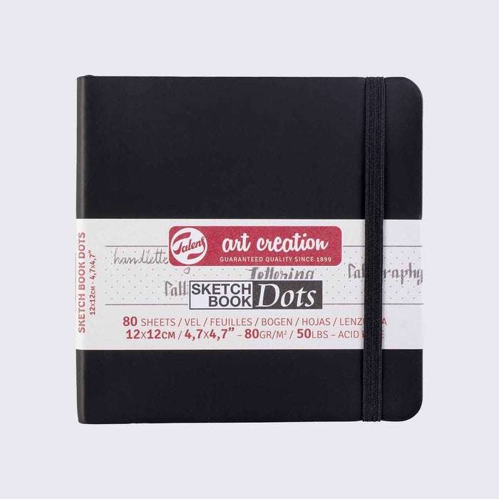 Talens Art Creation / Skizzenbuch mit Punktraster / 12 x 12 cm / 80 grm² / 80 Bogen