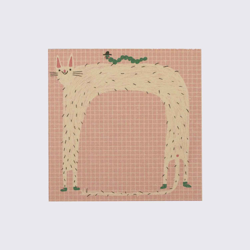 Notizblock / Raupi&Catto Block / 7,4 x 7,4 cm