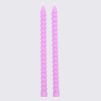 Rico Design / Spiralkerze / 2 Stueck / 1,4x18cm / Lilac