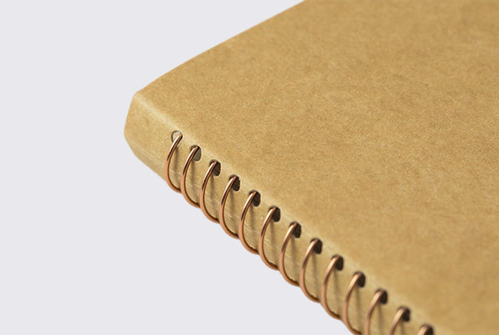 Travelers-Company / TRC / SPIRAL RING NOTEBOOK / Blank DW Kraft Paper / A5 slim / Hochformat