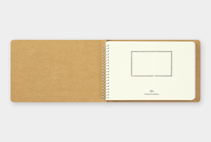Travelers-Company / TRC / SPIRAL RING NOTEBOOK / Blank MD Paper White / B6 / Querformat