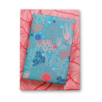 Wrappily Eco / doppelseitiges Geschenkpapier / Underwater FLora / 3 Bögen
