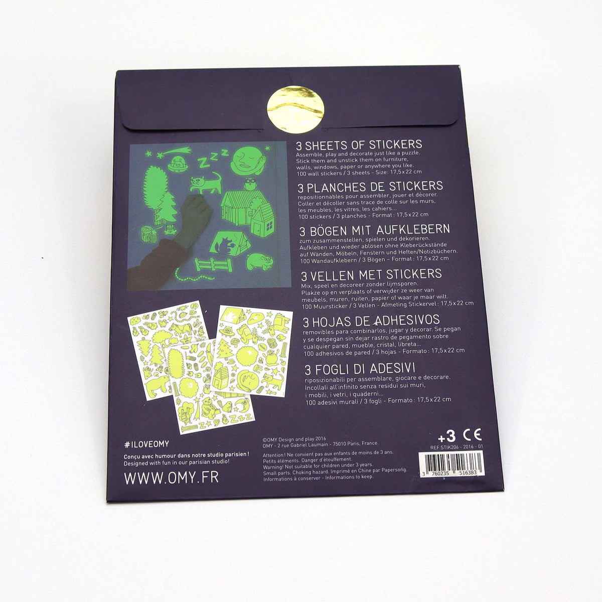 Wall Sticker / Christmas Edition / Glow in the dark / OMY