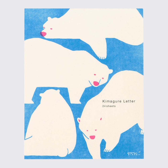 Midori / Briefpapier / 24Bögen / Letterpaper / Eisbären