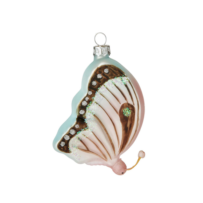 Bungalow / Xmas Ornament Butterfly Rose / Christbaumschmuck