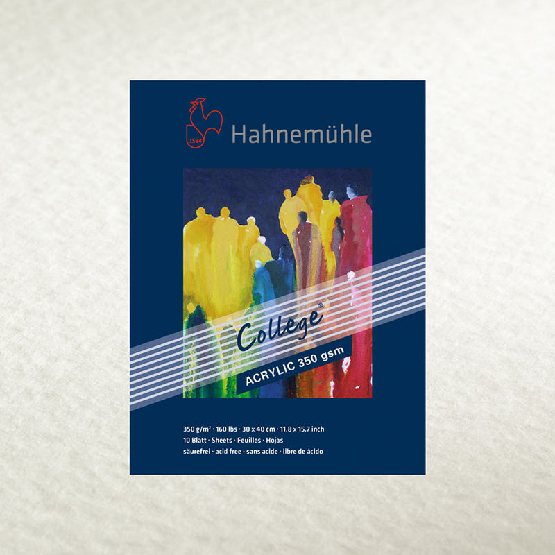 Hahnemühle / College / Acrylblock  / 350g/m² / 24x32cm / 10 Blatt