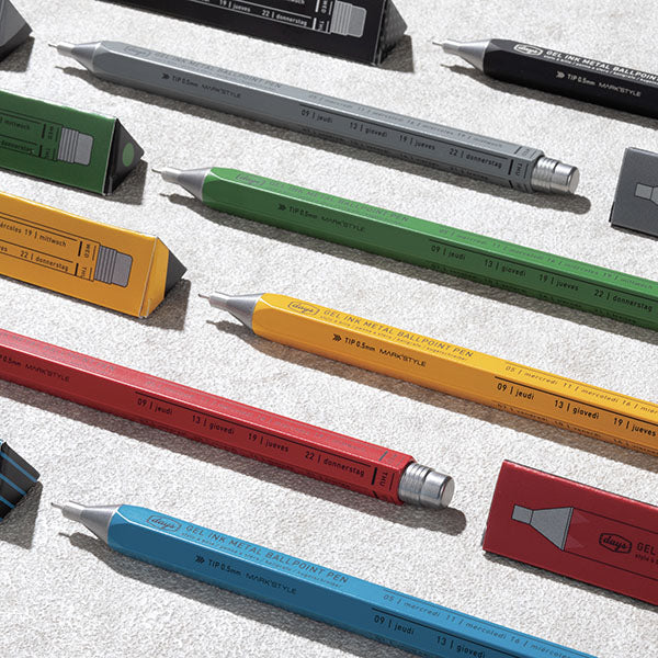 Mark's Style / Days / Gel Metal Ballpoint Pen / DAY-BP5 / Blue
