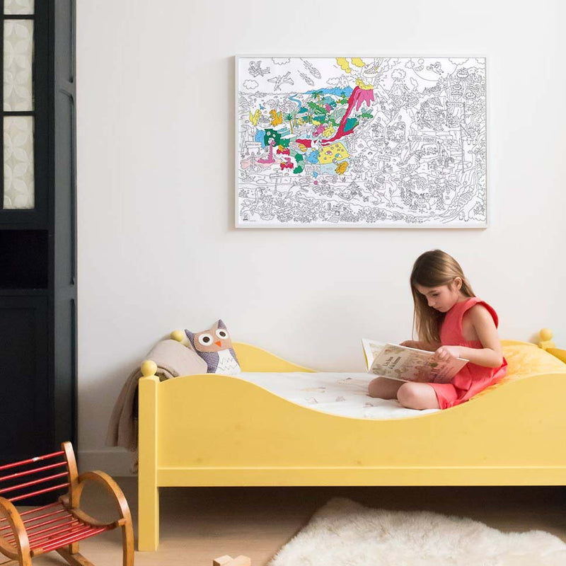 OMY / Dinos / Plakat zum ausmalen / 70x100