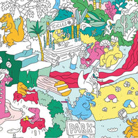 OMY / Dinos / Plakat zum ausmalen / 70x100