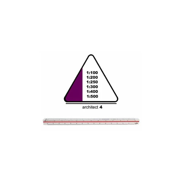 Maßstab / Architekt / Teilung 4 / Dreikant