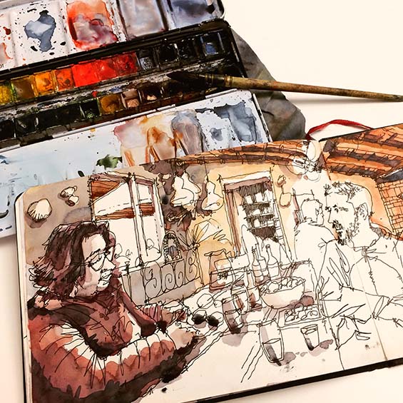 Hahnemühle / Watercolour Book / 200g/m² / feinkörnig / A6+A6quer/A5+A5quer/A4quer