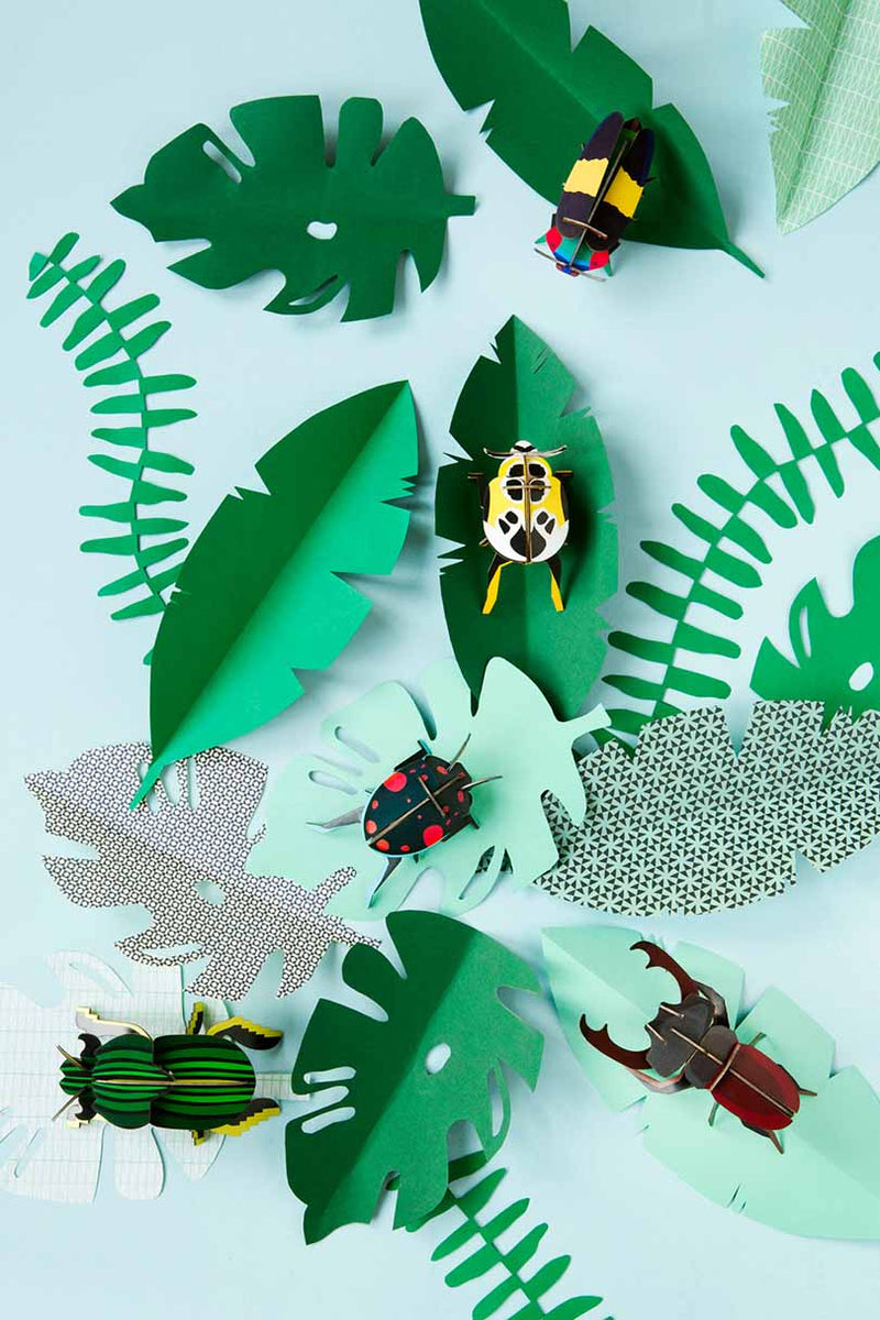 Studio Roof / Lady Beetles / Marienkäfer / 3D Objekt / Wanddekoration / zum Basteln und Dekorieren