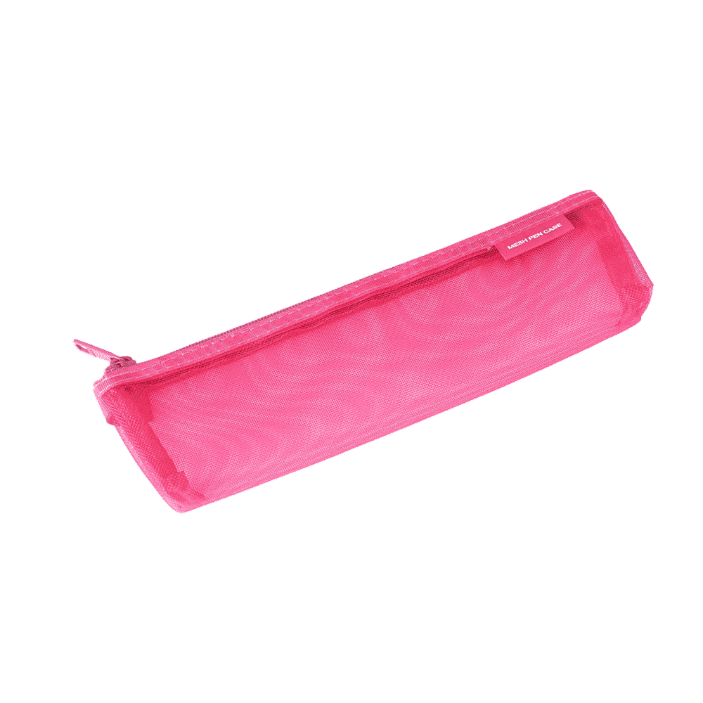 Midori / Pouches / Mesh Pen Pouch / Pink / small